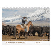 Westerne Cowboy Ranching Calendar Kalender (Hoes)