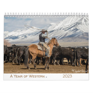 Westerne Cowboy Ranching Calendar Kalender