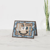 Westerne Cowboy Rocking Horse Bandanna Bedankt (Voorkant)