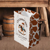 Westerne Cowboy Rocking Horse Boy Verjaardag Medium Cadeauzakje