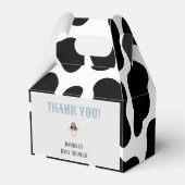 Westerne Cowboy Rodeo Baby shower dank u Bedankdoosjes (Voorkant Zijde)