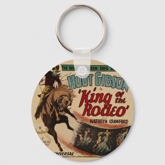 Westerne  Cowboy Rodeo Sleutelhanger (Voorkant)
