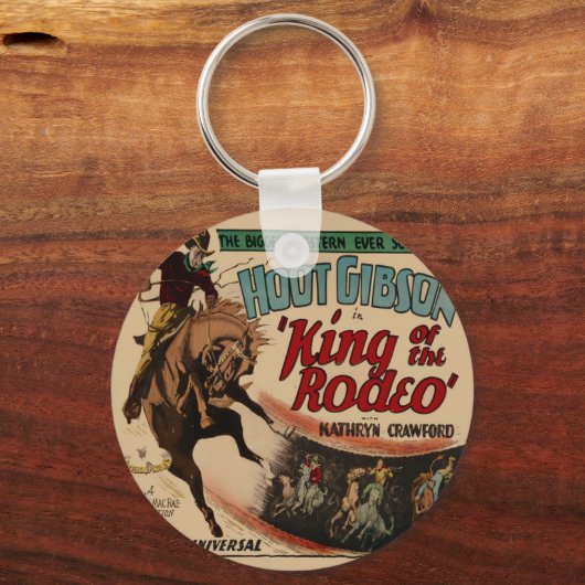 Westerne  Cowboy Rodeo Sleutelhanger (Voorkant)