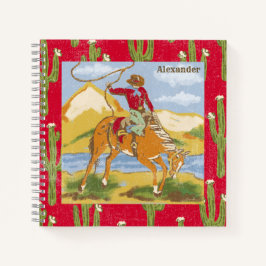  Westerne Cowboy Rodeo Wild West Notitieboek