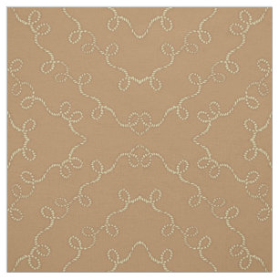Westerne cowboy Rope Lasso Print Stof