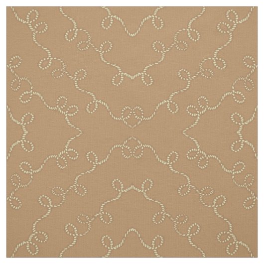 Westerne cowboy Rope Lasso Print Stof (Swatch)