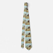  Westerne Cowboy Roping Steer Necktie Stropdas (Achterkant)