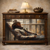 Westerne Cowboy Rust in Rustieke Herfst Decoupage Tissuepapier