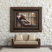 Westerne Cowboy Rust in Rustieke Herfst Decoupage Tissuepapier