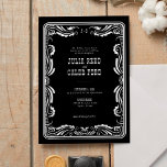 Westerne Cowboy Rustic Country Wedding Kaart<br><div class="desc">Westerne Cowboy Rustic Country Wedding Invitation</div>