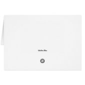 Westerne cowboy Saddle Get Well Card (Achterkant Horizontaal)