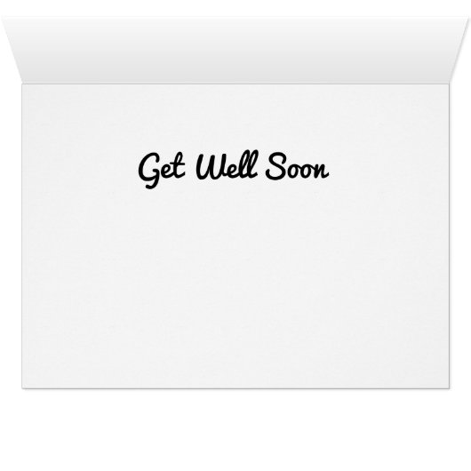 Westerne cowboy Saddle Get Well Card (Binenzijde Horizontaal (Onderkant))
