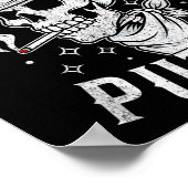 Westerne Cowboy Skull Hola Howdy Putos Spanish Sla Poster (Hoek)