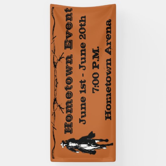 Westerne Cowboy Spandoek (Verticaal)