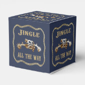 Westerne Cowboy Spurs Jingle helemaal Bedankdoosjes (Achterkant)