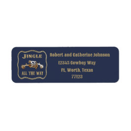 Westerne Cowboy Spurs Jingle helemaal Etiket