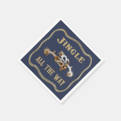 Westerne Cowboy Spurs Jingle helemaal Servet (Hoek)