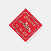 Westerne Cowboy Spurs Jingle helemaal Servet (Hoek)