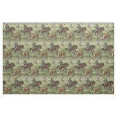 Westerne Cowboy Steer Roping Fabric Stof (Fat Quarter)
