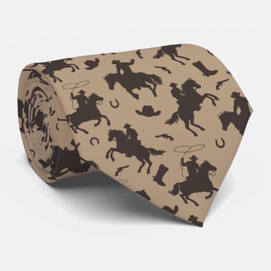 Westerne Cowboy Stropdas (Opgerold)