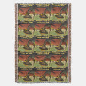 Westerne Cowboy Throw Blanket Deken (Voorkant Verticaal)