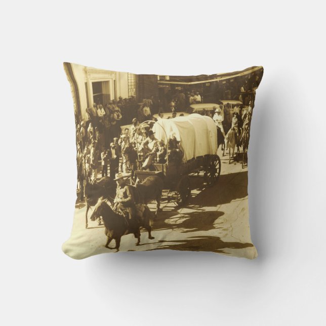  Westerne Cowboy Trail RideDoor Houston Kussen (Voorkant)