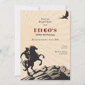 Westerne Cowboy Vaquero Wild West Volwassenen Verj Kaart (Voorkant)
