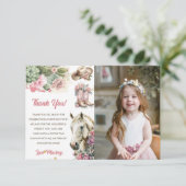 Westerne Cowboy Verjaardag Dank u kaart (Staand voorkant)