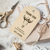 Westerne Cowboy Verjaardagsfeestje Cadeau Labels Cadeaulabel