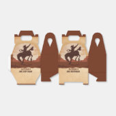 Westerne Cowboy Verjaardagsfeestje Favor Box Bedankdoosjes (Uitgevouwen)