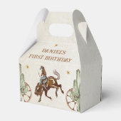 Westerne Cowboy Verjaardagsfeestje Favor Box Bedankdoosjes (Achterkant)