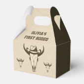 Westerne Cowboy Verjaardagsfeestje Favor Box Bedankdoosjes (Achterkant)