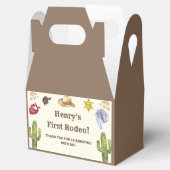 Westerne Cowboy Verjaardagsfeestje Favor Box Bedankdoosjes (Geopend)