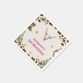 Westerne Cowboy Verjaardagsfeestservetten Servet (Hoek)