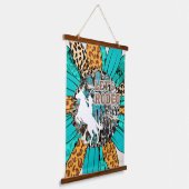 Westerne Cowboy Wall Art Hangend Wandkleed (Gebogen)