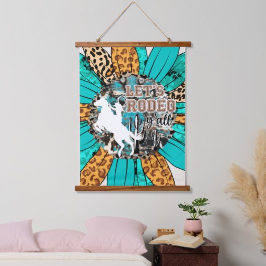 Westerne Cowboy Wall Art Hangend Wandkleed (Slaapkamer)