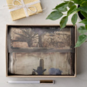 Westerne Cowboy Waterverf ontkoppelingspapier Tissuepapier (Geschenk)