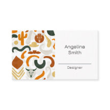 Westerne cowboy woestijnstier schedel boho cactus