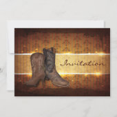 westerne cowboybruiloft in nood kaart (Voorkant)