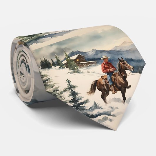Westerne cowboykerst stropdas (Opgerold)