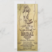 westerne cowboylaarzen bruids doucheuitnodigingen kaart (Voorkant)