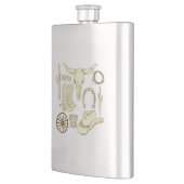 Westerne cowboylaarzen en Pet Flacon (Links)