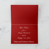 Westerne cowboylaarzen garland touw vrolijk kerstf feestdagen kaart (Binnen)