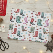 Westerne cowboylaarzen tissuepapier