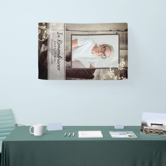 Westerne Cowboylaarzen Viering van de Levensbegraf Spandoek (Beurs)