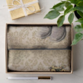 Westerne cowboylaarzen voor wilde bloemen in Damas Tissuepapier (Geschenk)