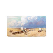  Westerne cowboys, afgedekt door Wyeth Etiket (Voorkant)