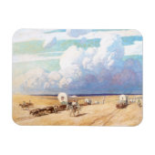  Westerne cowboys, afgedekt door Wyeth Magneet (Horizontaal)