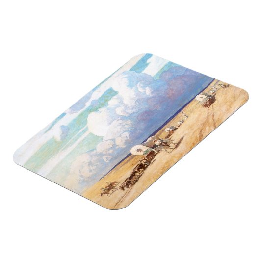  Westerne cowboys, afgedekt door Wyeth Magneet (Linkerzijde)