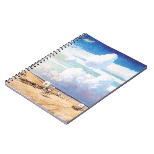  Westerne cowboys, afgedekt door Wyeth Notitieboek (Linkerzijde)